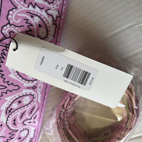 Veronica Beard Paisley Print Pink Mini Tote Bag Crossbody Strap❤️Gift❤️ - Picture 11 of 11